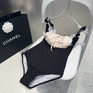 Miu Miu Black Graphic Text Bikini🌷🌷